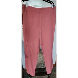 NWT 32 DEGREES COOL‎ GARNET ROUGE LIGHTWEIGHT TWILL PULL ON PANT SZ M